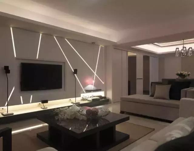 现在流行的电视背景墙风格,2022最流行的电视背景墙现代风格