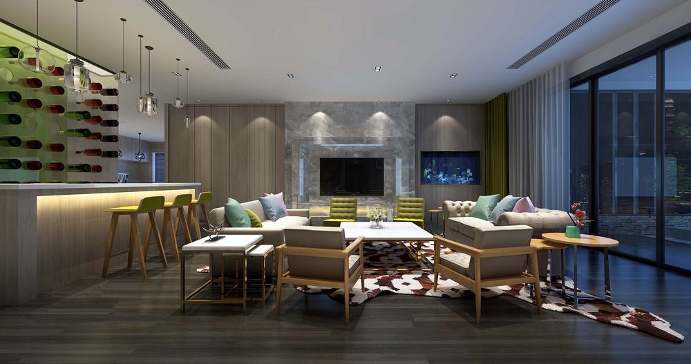 家装室内设计现代风格全套效果图,家装2020效果图欧式