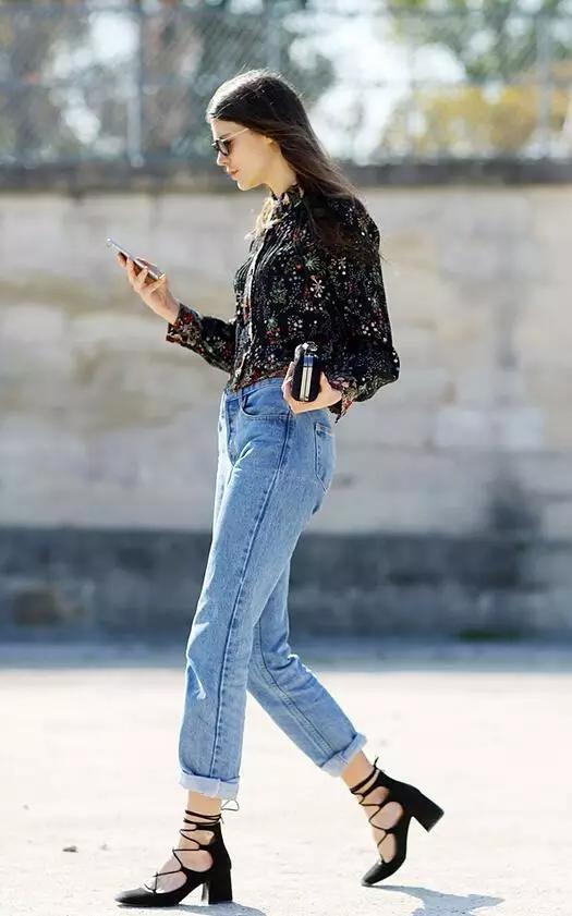 穿什么样的牛仔裤显高显瘦,娅丽达显瘦牛仔裤冬