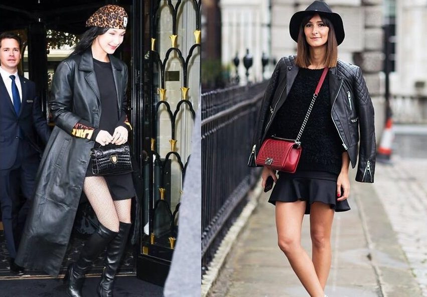 皮衣内穿什么搭配比较好看,皮衣穿什么内搭比较好看