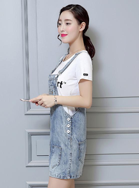 韩版牛仔背带裙的唯美格调，让你尽显女性之美