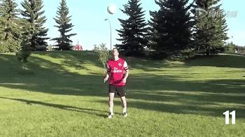 颠球十二个部位教学,颠球12法