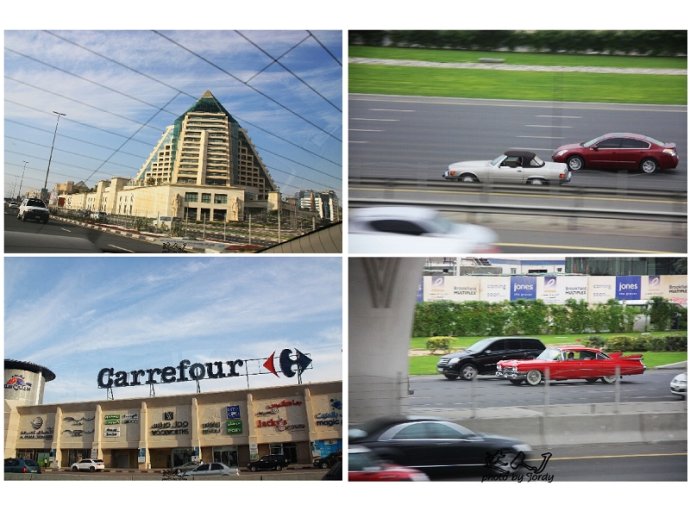 乘着地铁，乐购迪拜