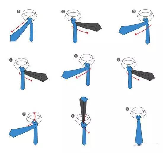 男生和女友必学的领带打法,妻子的必修课