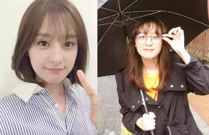 发量较多微卷适合的发型,女生发梢微卷