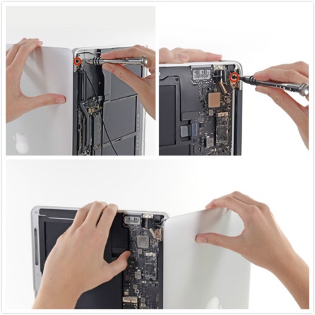 MacbookAir苹果笔记本屏幕摔碎花屏了需要换屏吗？