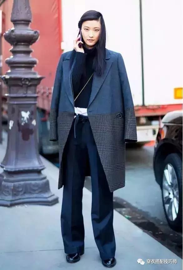 矮个子穿阔腿裤怎么搭配外套,高个子女生穿的阔腿裤秋冬款