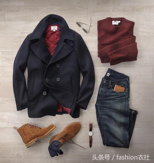 男生呢子大衣搭配图片,秋冬季男生大衣