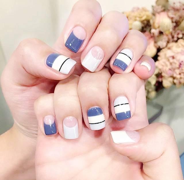 上细下粗的手指适合什么形状美甲,适合手指短小指甲的美甲显白