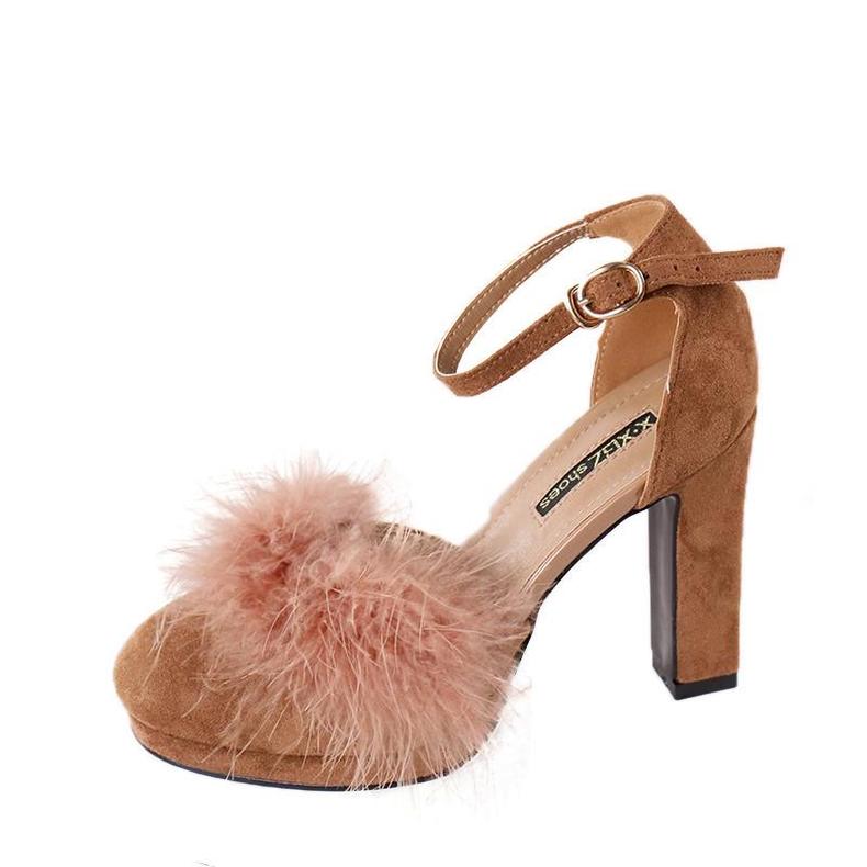 超软毛毛鞋保暖外穿,冬季必备毛毛鞋时尚百搭又保暖