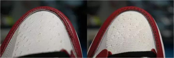 airjordan1倒钩真假,airjordan1真鞋假鞋质量对比