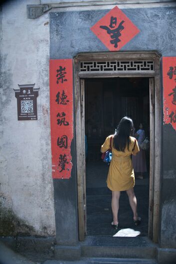 西递附近最著名的景点,西递村美丽的风景