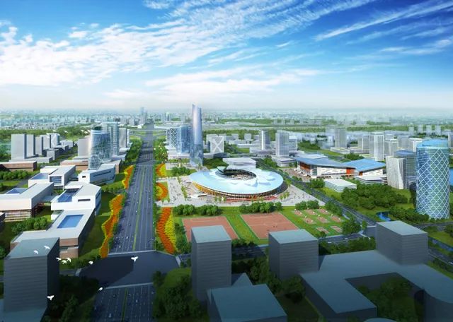 成都即将开建的足球场,成都国际足球中心航拍