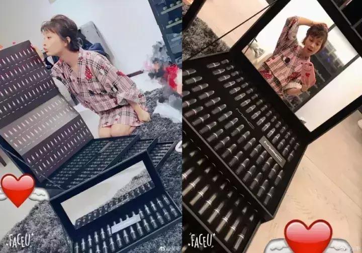 晒男友送的口红,晒男朋友的口红