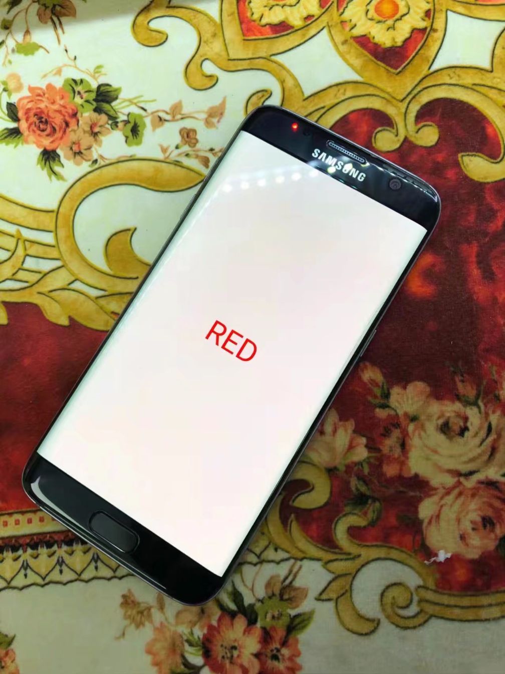 三星s7edge曜岩黑和星钻黑,三星s7edge二手平板