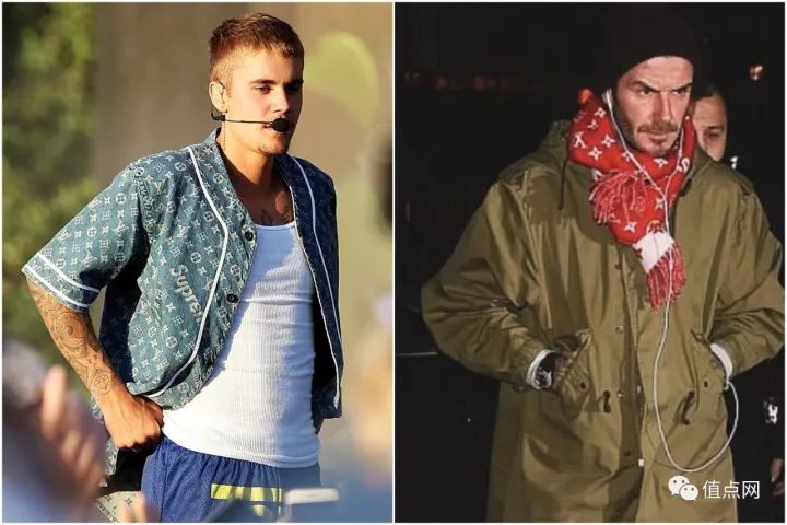 lv联名supreme手拿包,lv和supreme联名红色皮夹克