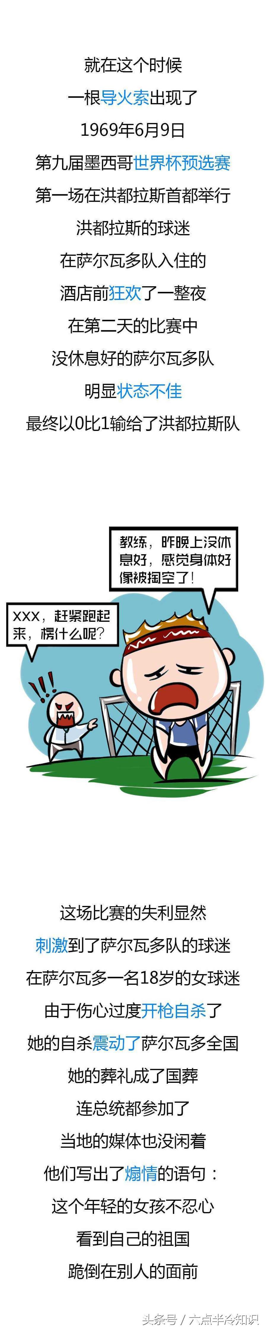 因为一场足球比赛引起战争,足球比赛上发生矛盾引发战争