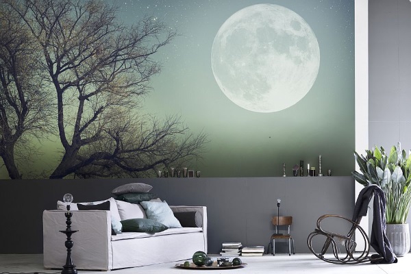 壁画卧室装修效果图,餐厅装修壁画效果图