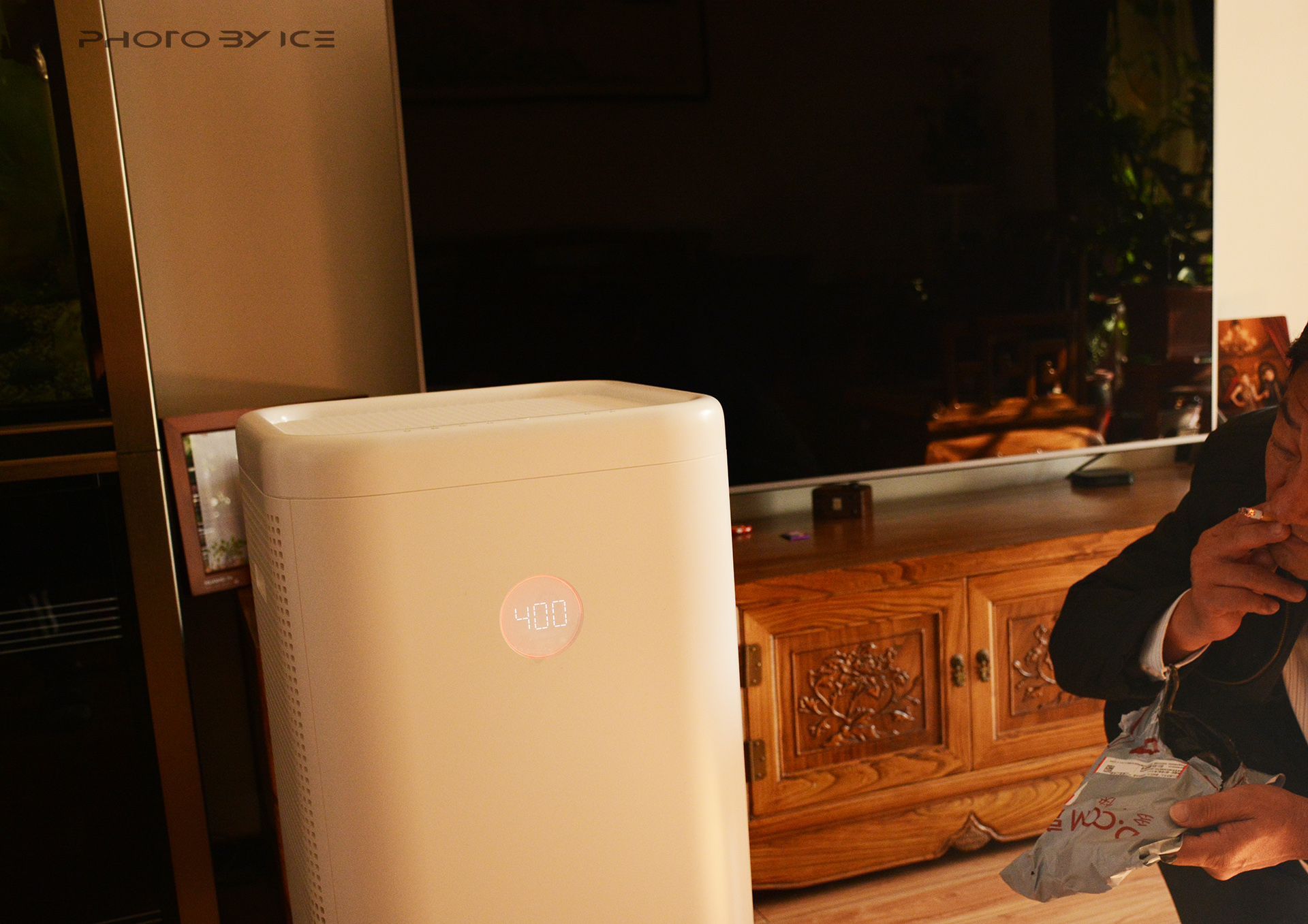 老罗测评锤子空气净化器,老罗空气清新机