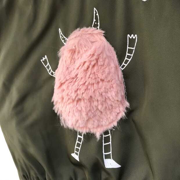 女童装13-15岁宽松时尚棉衣加绒,反季童装儿童羽绒棉服女款