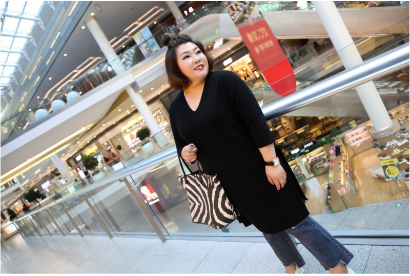 微胖有质感毛衣,时髦打底可外穿微胖毛衣