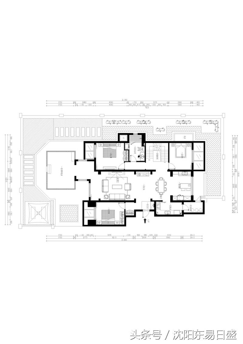 蓝天碧水别墅效果图,现代轻奢风格别墅户型图