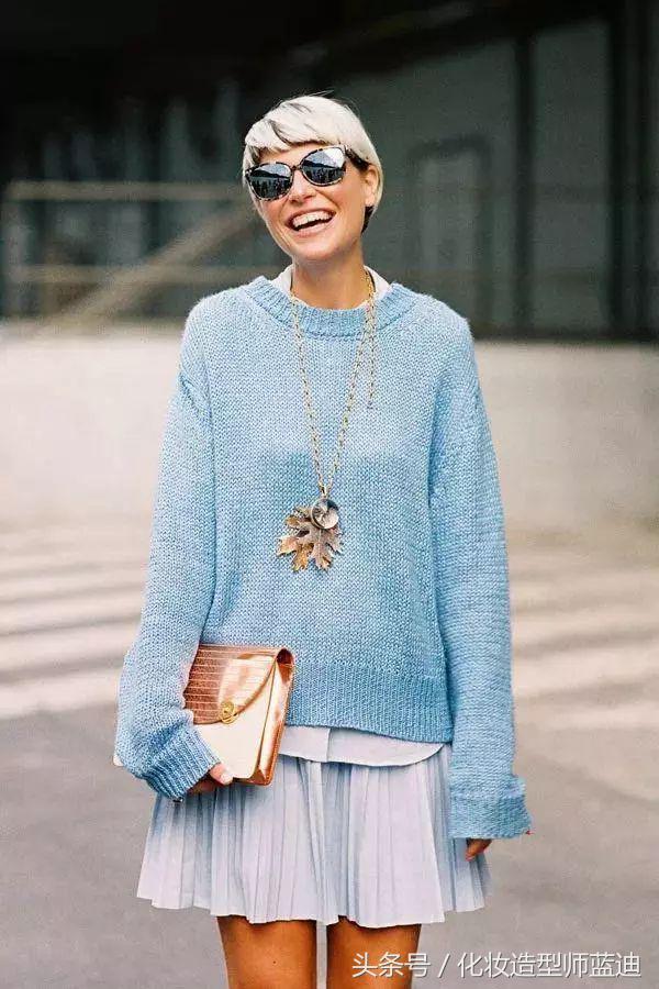 搭配什么样的毛衣链好看,毛衣怎么搭配丝带