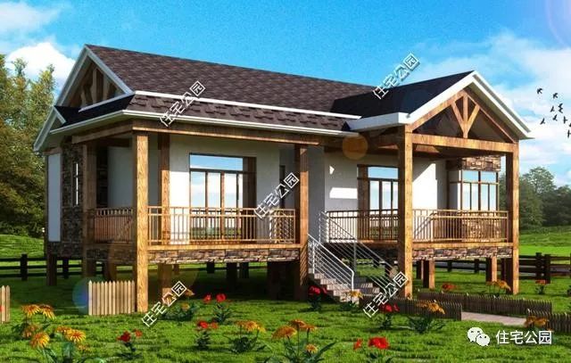 农村一层四间平房小别墅6房,农村豪华房子六层小别墅