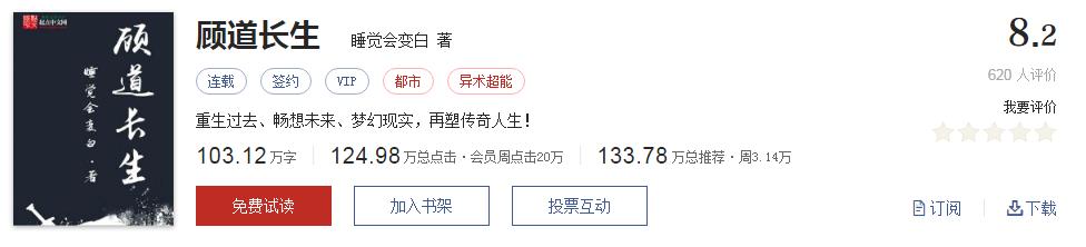 50大公认网络小说神作,网络评分最高小说20部