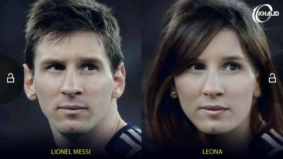 当足球巨星变成女人了,当足球巨星变成女生