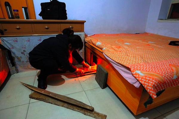 火炕取暖神器大全,冬天烧煤取暖神器家用客厅