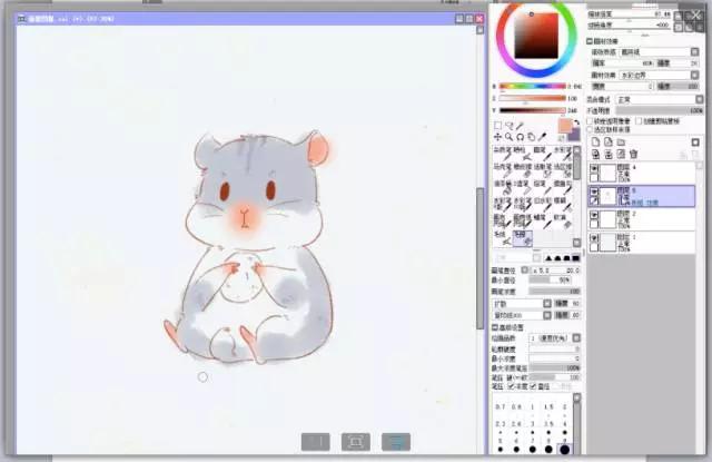 两笔就能画的简简单单的小仓鼠,怎么才能很好的画出小仓鼠