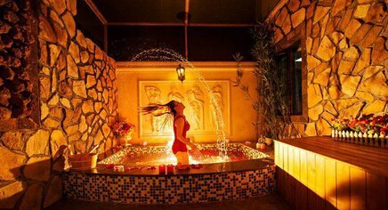 北京房山区温泉哪里好又便宜,北京周边温泉房间带私人泡池