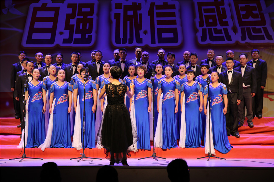 景东歌唱,景东安定山歌男女大合唱