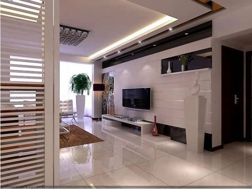 最流行电视背景墙装饰风格效果图,实用好看电视背景墙装修效果图