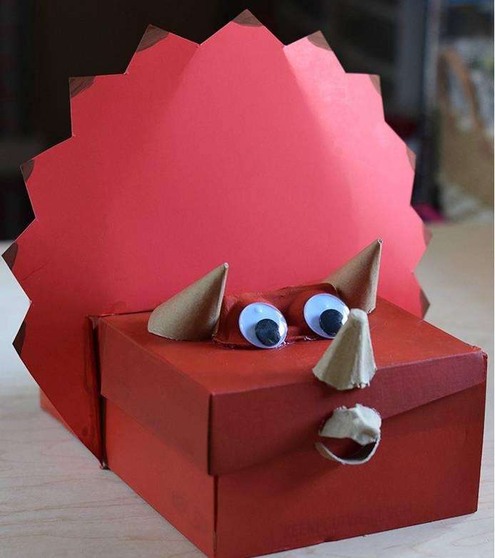 小学生鞋盒手工好玩又简单,适合3-6岁的简单手工鞋盒