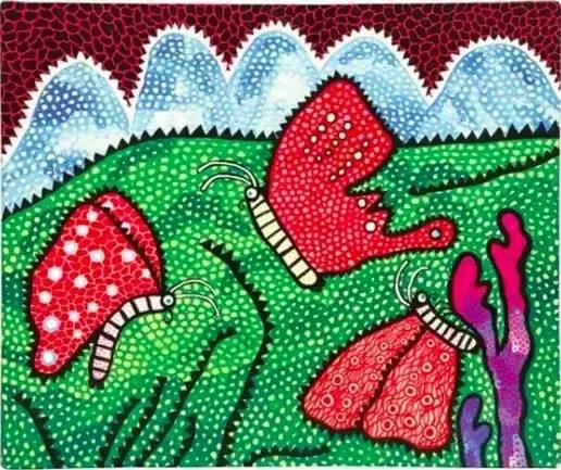 她是草间弥生，幻想症患者，也是世界著名前卫艺术家