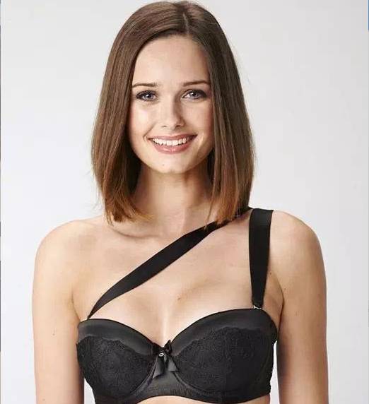 露背露肩bra,露背吊带bra穿法