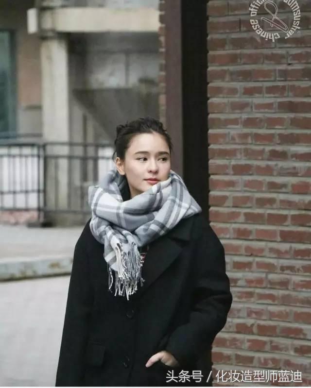 get不同发型,和围巾搭配的发型