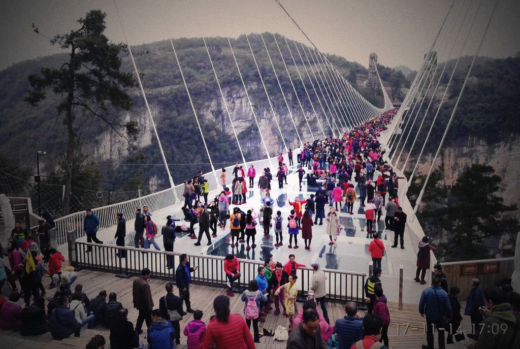 天门山景区观景,天门山生态景区