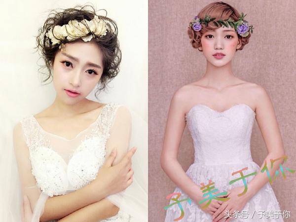 短发新娘仙气造型,最近很火的新娘发型短发