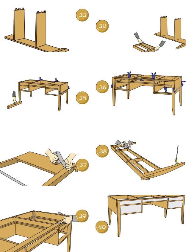 定制家具书桌的做法,家具制作大全图片