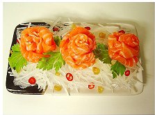 入口即化三文鱼薄切,入口即化三文鱼