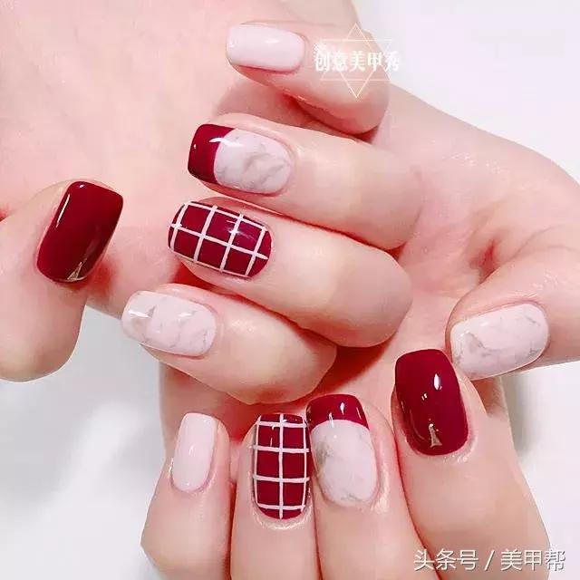 好看的美甲图片2021网红爆款美甲,2017年8种爆款美甲你做过几种