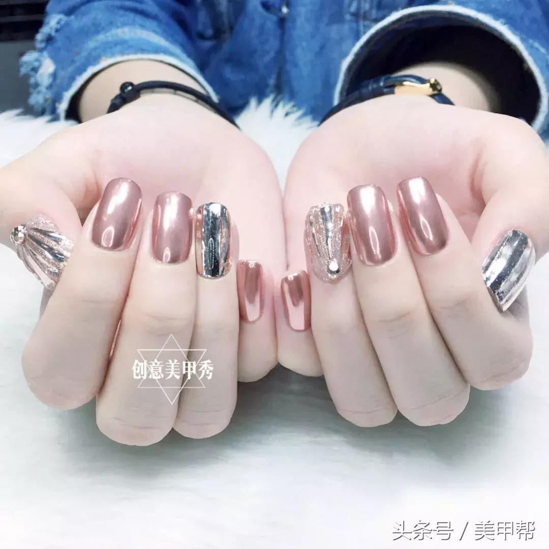 好看的美甲图片2021网红爆款美甲,2017年8种爆款美甲你做过几种