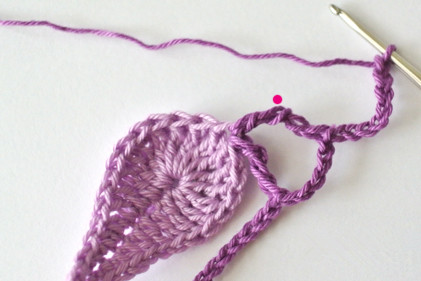 蝴蝶耳环项链的钩编教程,蝴蝶帽子的钩编方法第一部分