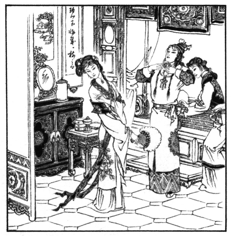 项维仁人物线描画稿,项维仁线描仕女新作集萃