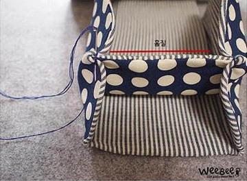 布艺包包制作教程,旧物改造手工帆布包制作