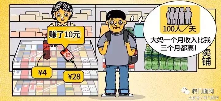 小卖部又稳又清闲,但是到底赚钱不?转门面网