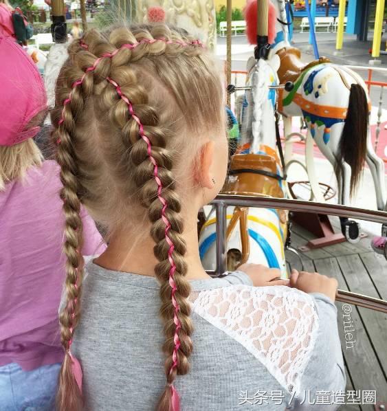 丝带编发真的很好看,细彩丝带编发教程